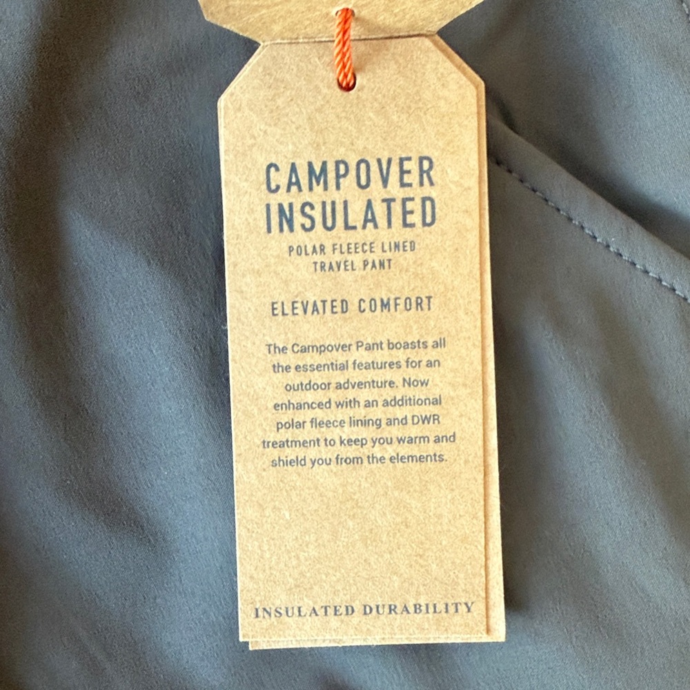 NWT Roark dark brown Campover Insulated pants - Picture 6 of 10